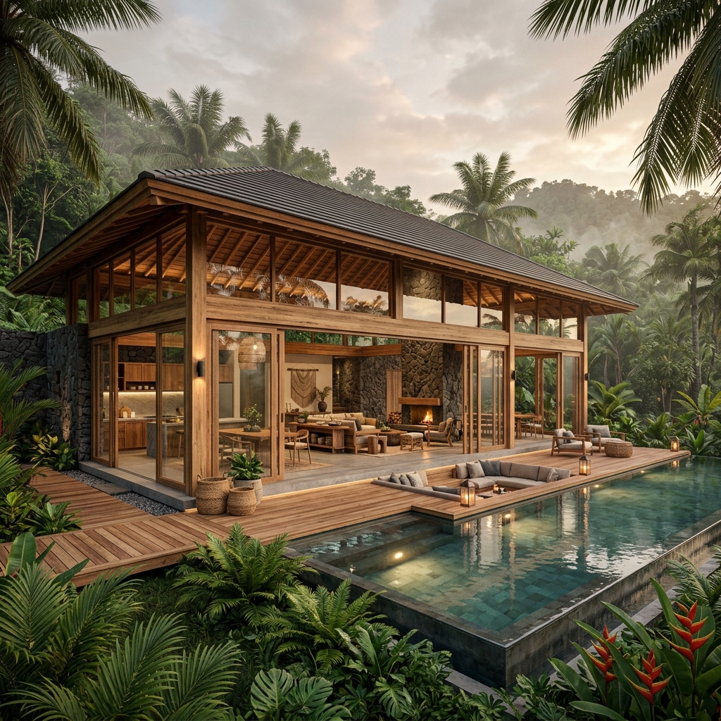 Tropical Indonesian House
