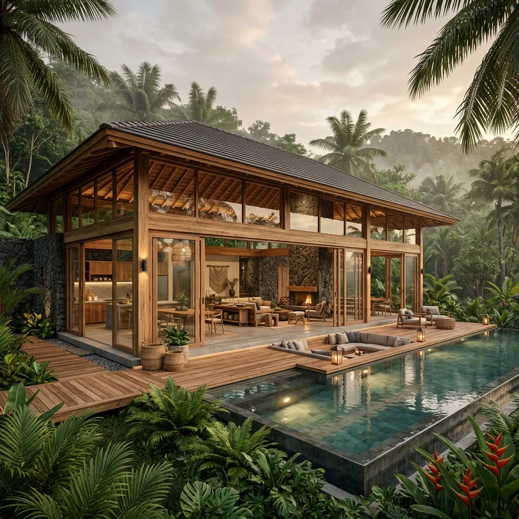 Tropical Indonesian House