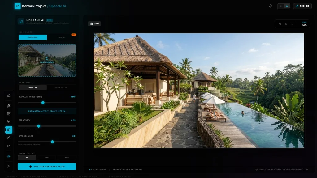 AI Upscale Mockup